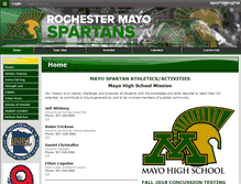 Tablet Screenshot of mayospartans.org